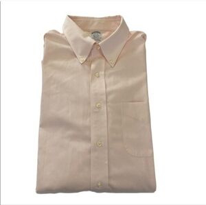 Brooks Brothers Light Pink Long Sleeve Dress Shirt Size 18-36